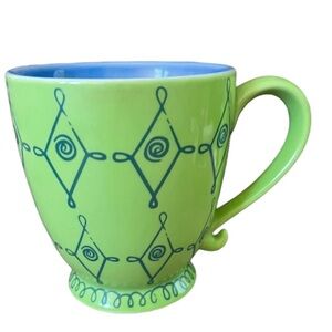 Limited Edition Starbucks Coffee 2004 Series Art Deco Print Coffee Mug